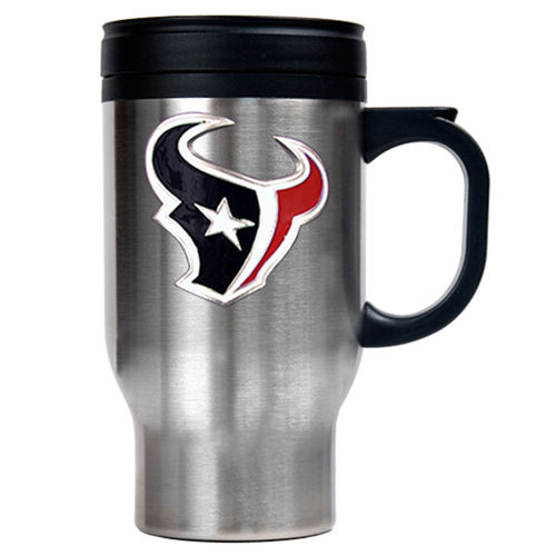 Houston Texans NFL 16oz Stainless Steel Travel Mug - Primary Logohouston 