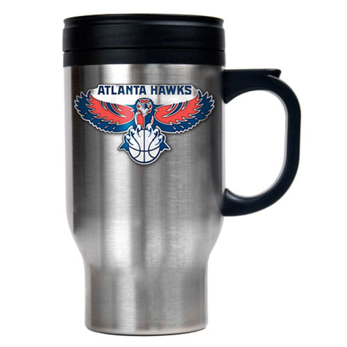 Atlanta Hawks NBA Stainless Steel Travel Mug - Primary Logo