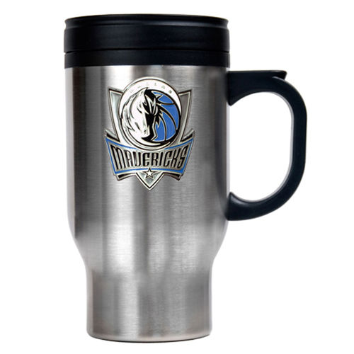 Dallas Mavericks NBA Stainless Steel Travel Mug - Primary Logo