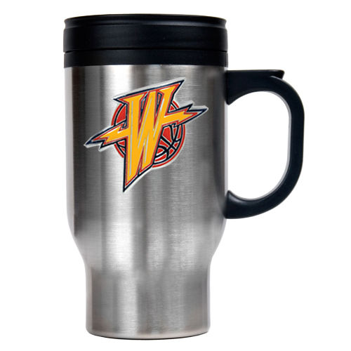Golden State Warriors NBA Stainless Steel Travel Mug - Primary Logo