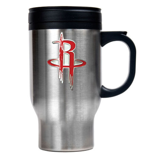 Houston Rockets NBA Stainless Steel Travel Mug - Primary Logohouston 