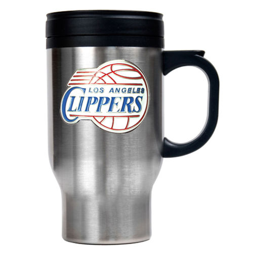 Los Angeles Clippers NBA Stainless Steel Travel Mug - Primary Logolos 