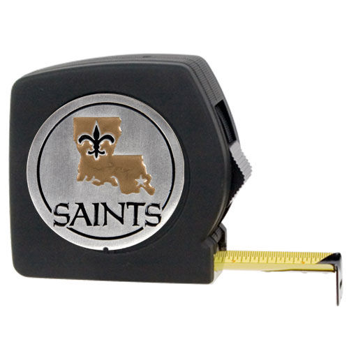 New Orleans Saints NFL 25' Black Tape Measureorleans 