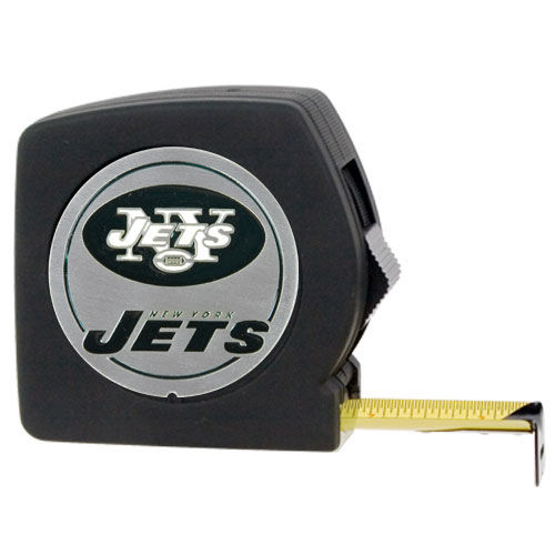 New York Jets NFL 25' Black Tape Measure
