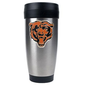 Chicago Bears NFL 16oz Stainless Steel Travel Tumbler - Primary Logochicago 