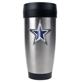 Dallas Cowboys NFL 16oz Stainless Steel Travel Tumbler - Primary Logodallas 