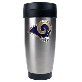 St. Louis Rams NFL 16oz Stainless Steel Travel Tumbler - Primary Logolouis 