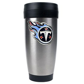 Tennessee Titans NFL 16oz Stainless Steel Travel Tumbler - Primary Logotennessee 