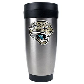 Jacksonville Jaguars NFL 16oz Stainless Steel Travel Tumbler - Primary Logojacksonville 