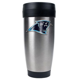 Carolina Panthers NFL 16oz Stainless Steel Travel Tumbler - Primary Logocarolina 