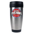 Detroit Pistons NBA Stainless Steel Travel Tumbler -Primary Logo