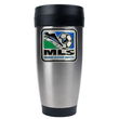 Major League Soccer Logo MLS 16oz Stainless Steel Travel Tumbler - Primary Team Logo