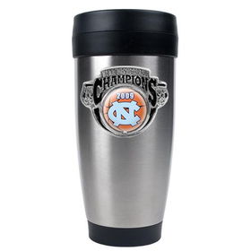 North Carolina Tar Heels NCAA 09 Champs 16oz Stainless Steel Travel Tumblernorth 