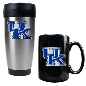 Kentucky Wildcats NCAA Stainless Travel Tumbler And Ceramic Mug Setkentucky 