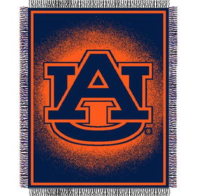 Auburn Tigers NCAA Triple Woven Jacquard Throw (019 Focus) (48x60)auburn 