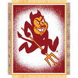 Arizona State Sun Devils NCAA Triple Woven Jacquard Throw (019 Focus) (48x60")"