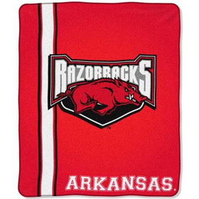 Arkansas Razorbacks NCAA Royal Plush Raschel Blanket (Jersey Mesh Series) (50x60)arkansas 