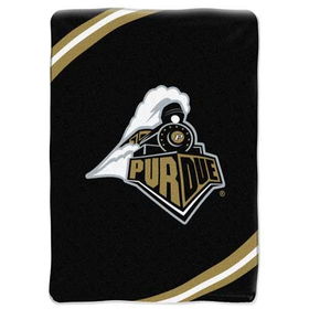 Purdue Boilermakers NCAA Royal Plush Raschel Blanket (Force Series) (60x80)purdue 