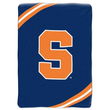 Syracuse Orangemen NCAA Royal Plush Raschel Blanket (Force Series) (60x80")"