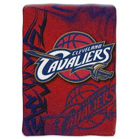 Cleveland Cavaliers NBA Royal Plush Raschel Blanket ""cleveland 