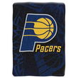 Indiana Pacers NBA Royal Plush Raschel Blanket (Fierce Series) (60x80")"