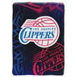 Los Angeles Clippers NBA Royal Plush Raschel Blanket (800 Series) (60x80")"