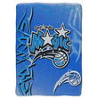 Orlando Magic NBA Royal Plush Raschel Blanket (Fierce Series) (60x80)