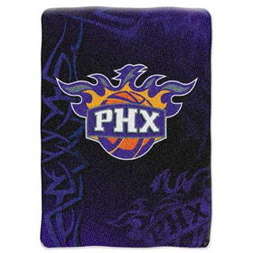 Phoenix Suns NBA Royal Plush Raschel Blanket (800 Series) (60x80")"phoenix 