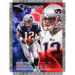 Tom Brady #12 New England Patriots NFL Woven Tapestry Throw Blanket (48x60")"