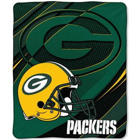 Green Bay Packers NFL Imprint Micro Raschel Blanket (50x60)green 