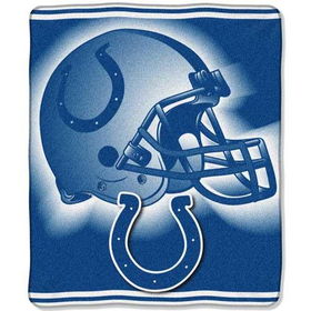 Indianapolis Colts NFL Royal Plush Raschel Blanket (Tonal Series) (50 x 60)indianapolis 