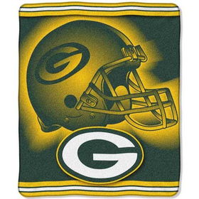 Green Bay Packers NFL Royal Plush Raschel Blanket (Tonal Series) (50 x 60)green 