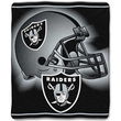 Oakland Raiders NFL Royal Plush Raschel Blanket (Tonal Series) (50 x 60")"