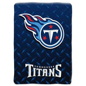 Tennessee Titans NFL Royal Plush Raschel Blanket (Diamond)  (60x80)tennessee 
