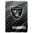 Oakland Raiders NFL Royal Plush Raschel Blanket (Diamond)  (60x80")"