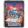 Saint Louis Rams NFL Woven Tapestry Throw (Home Field Advantage) (48x60")"