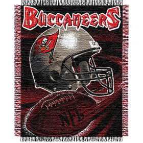 Tampa Bay Buccaneers NFL Triple Woven Jacquard Throw (Spiral Series) (48x60")"tampa 