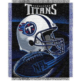 Tennessee Titans NFL Triple Woven Jacquard Throw (Spiral Series) (48x60")"tennessee 