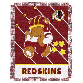 Washington Redskins NFL Triple Woven Jacquard Throw (Baby Series) (36x46")"washington 