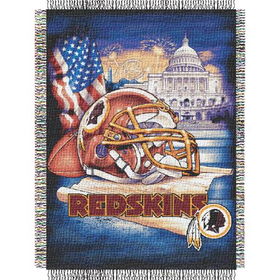 Washington Redskins NFL Woven Tapestry Throw (Home Field Advantage) (48x60")"washington 