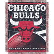 Chicago Bulls NBA Triple Woven Jacquard Throw (019 Series) (48x60")"