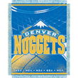 Denver Nuggets NBA Triple Woven Jacquard Throw (019 Series) (48x60")"