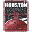 Houston Rockets NBA Triple Woven Jacquard Throw (019 Series) (48x60")"
