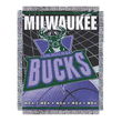 Milwaukee Bucks NBA Triple Woven Jacquard Throw (019 Series) (48x60")"