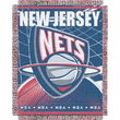 New Jersey Nets NBA Triple Woven Jacquard Throw (019 Series) (48x60")"