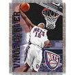 Vince Carter #15 New Jersey Nets NBA Woven Tapestry Throw Blanket (48x60")"