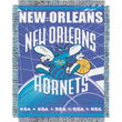 New Orleans Hornets NBA Triple Woven Jacquard Throw (019 Series) (48x60")"
