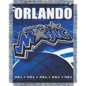 Orlando Magic NBA Triple Woven Jacquard Throw (019 Series) (48x60")"orlando 