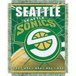 Seattle Supersonics NBA Triple Woven Jacquard Throw (019 Series) (48x60")"