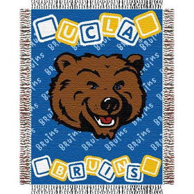 UCLA Bruins NCAA Triple Woven Jacquard Throw (044 Series) (36x46")"ucla 